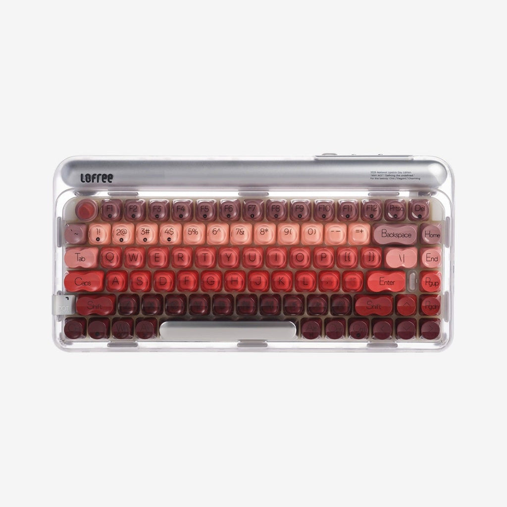 Lofree DOT Lipstick Tri Mode Hot-Swappable Wireless Keyboard (Silver) 