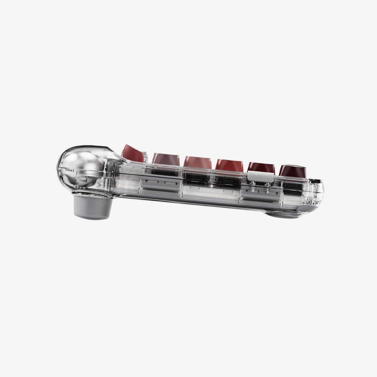 Lofree DOT Lipstick Tri Mode Hot-Swappable Wireless Keyboard (Silver) 
