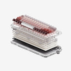 Lofree DOT Lipstick Tri Mode Hot-Swappable Wireless Keyboard (Silver) 