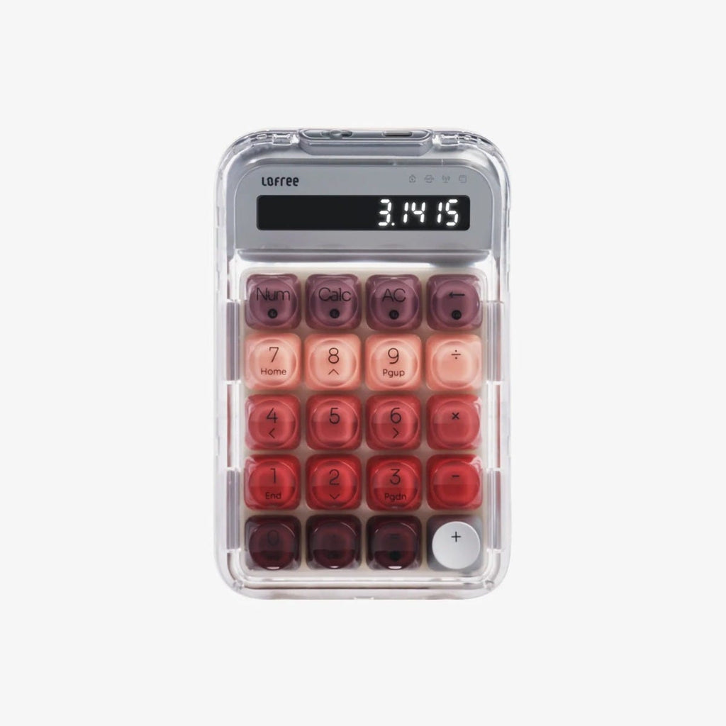 Lofree Lipstick Wireless Number Pad and Calculator (Silver) 