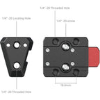 SmallRig Quick Release V-Lock Mount Plate Kit 6021