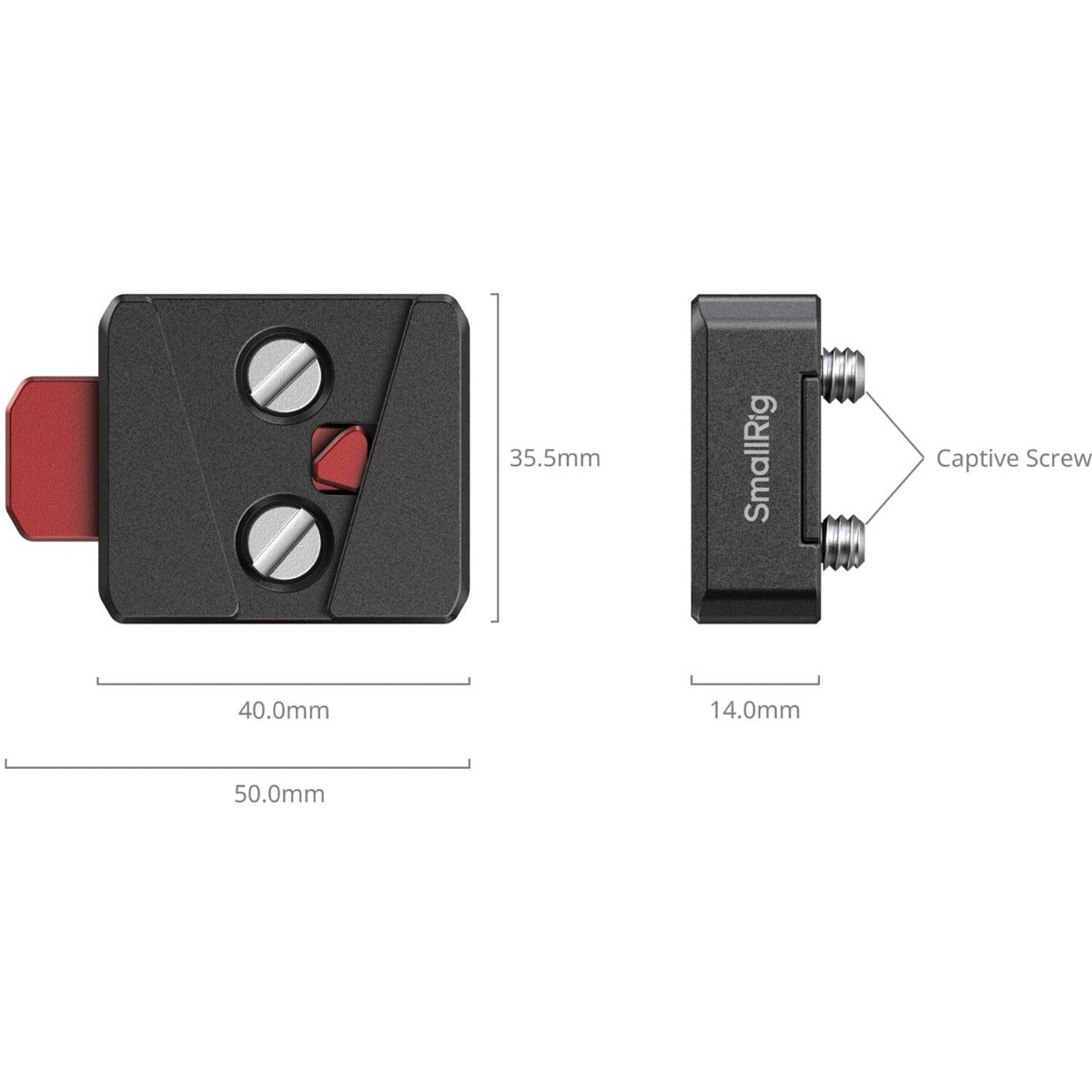 SmallRig Quick Release V-Lock Mount Plate Kit 6021