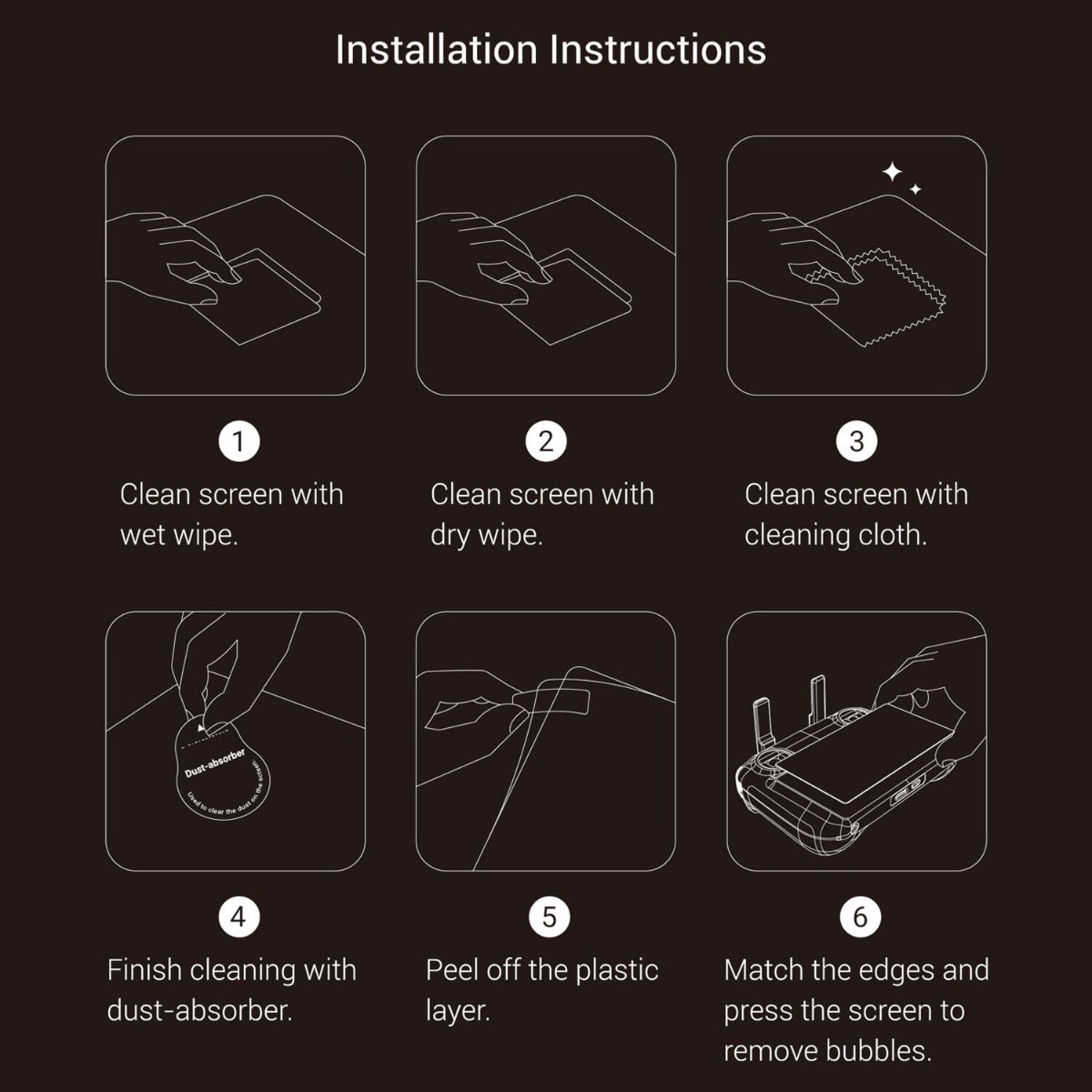 SmallRig HD Screen Protector for DJI RC Pro 2 5982