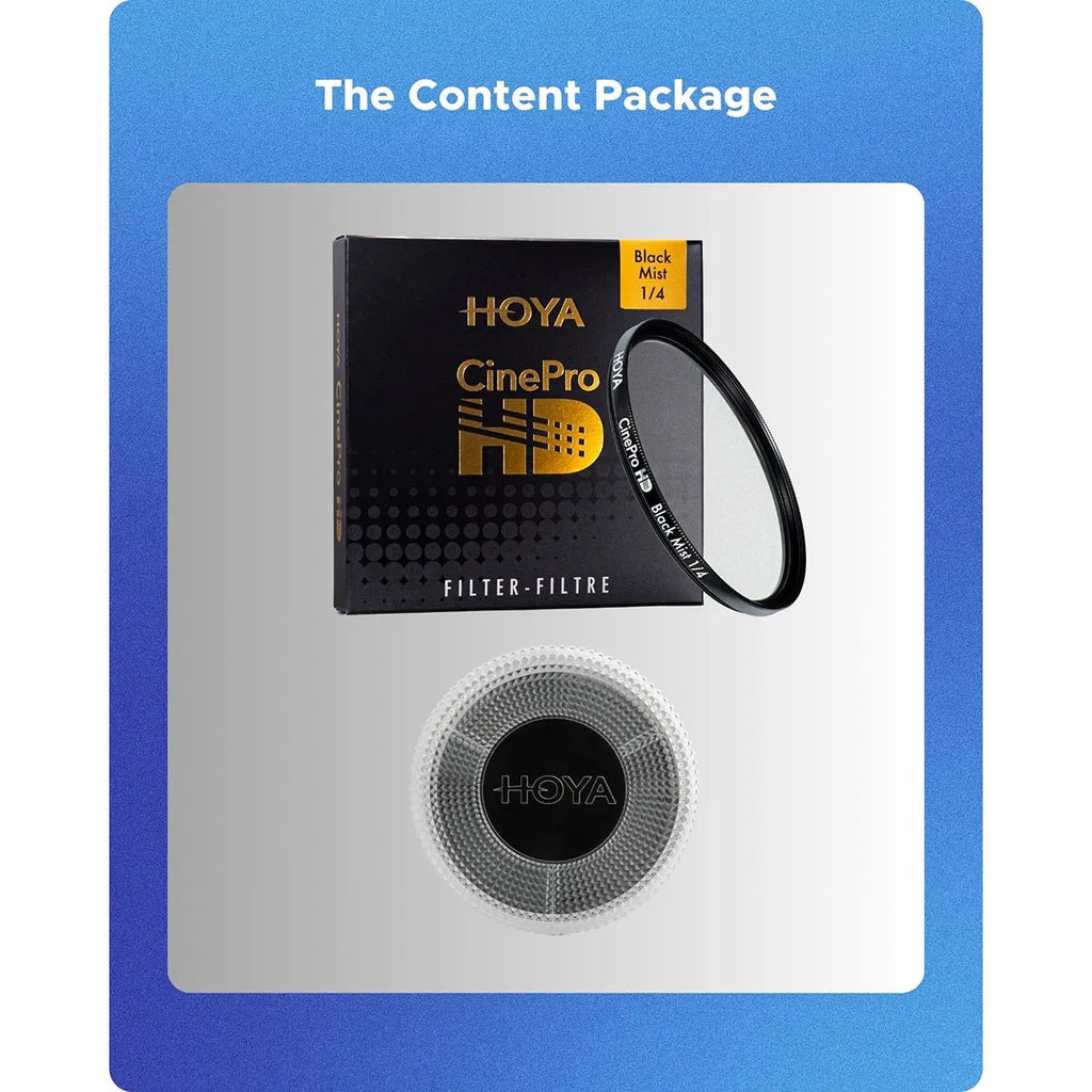 HOYA 67mm CineProHD Black Mist 1/4 Filter