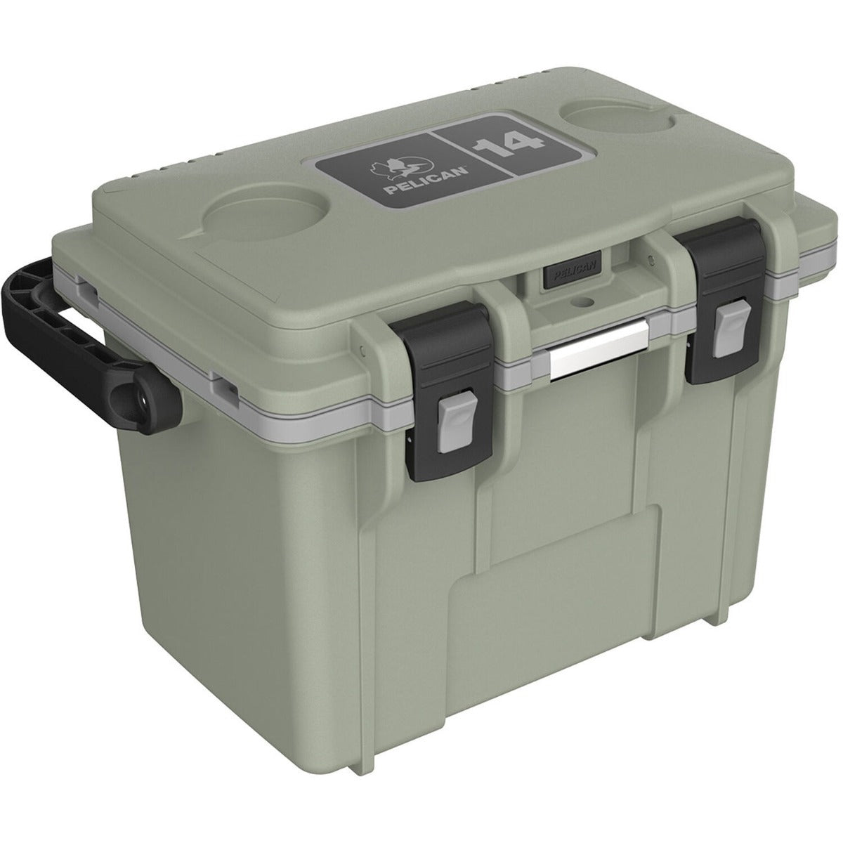 Pelican 14QT Personal Cooler - Sage - Gray 