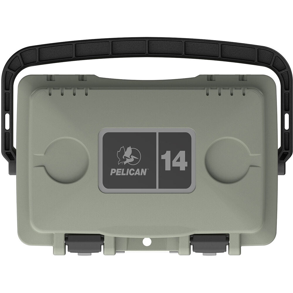 Pelican 14QT Personal Cooler - Sage - Gray 
