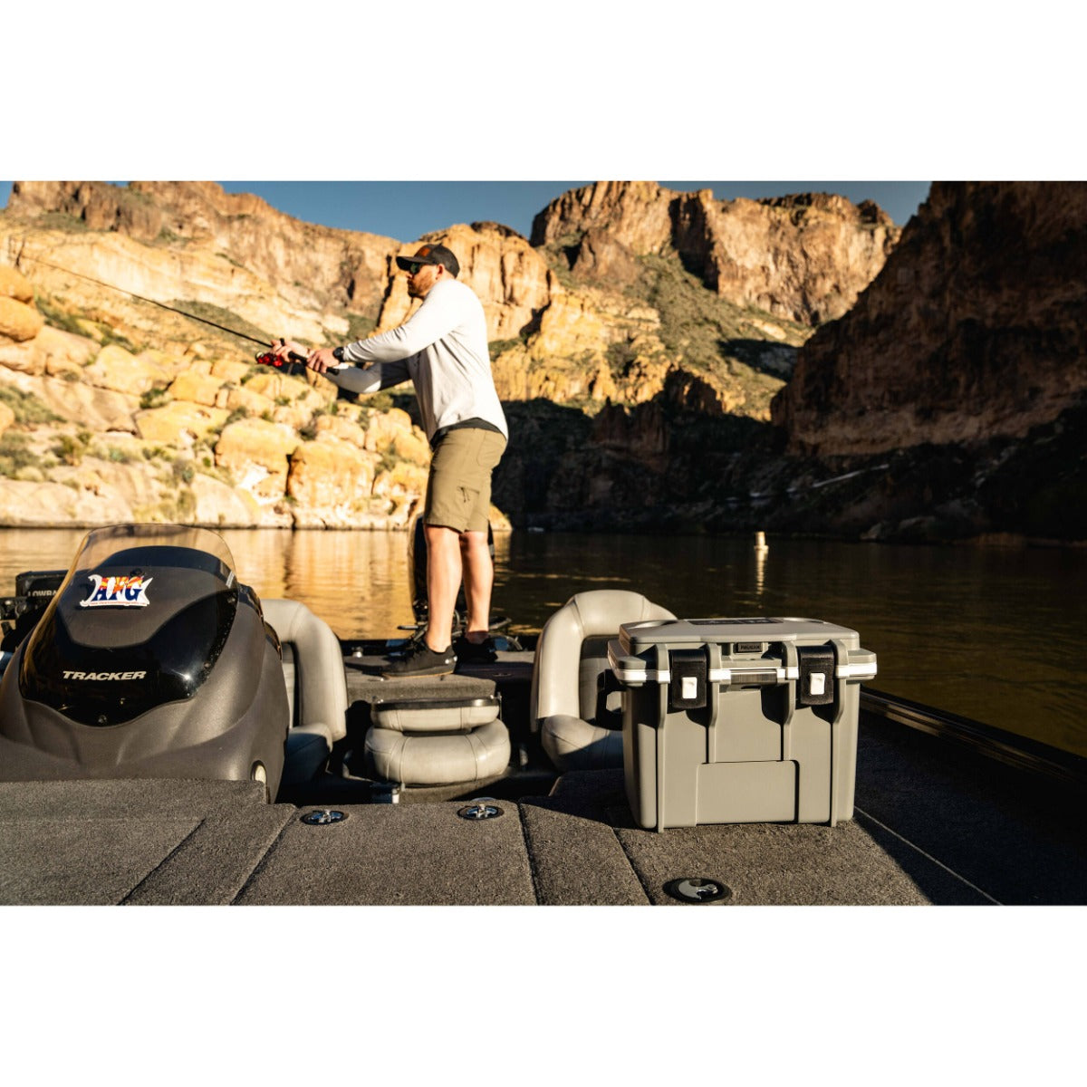 Pelican 14QT Personal Cooler - Sage - Gray 