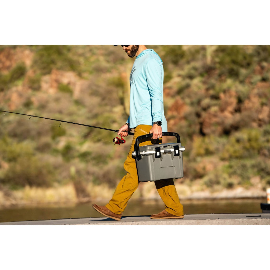 Pelican 14QT Personal Cooler - Sage - Gray 