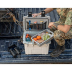 Pelican 14QT Personal Cooler - White - Gray