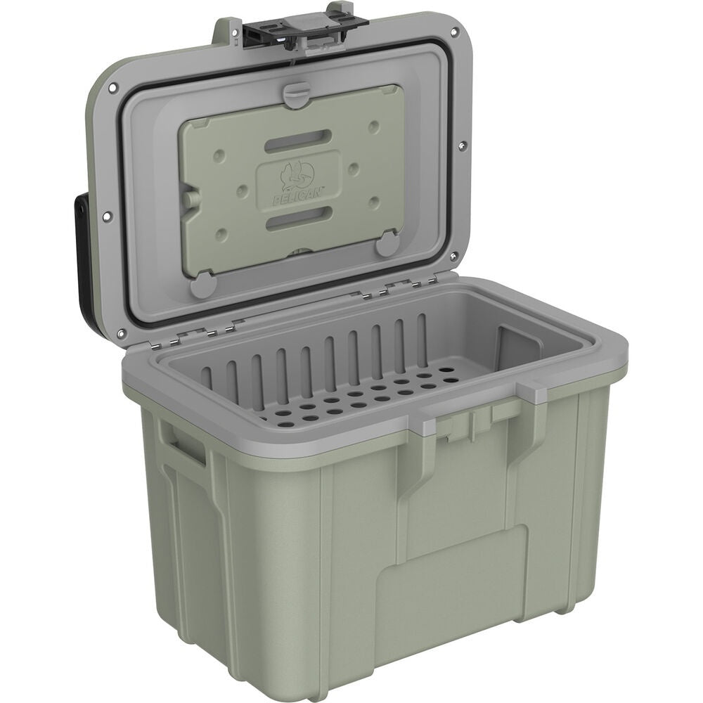 Pelican 8QT Personal Cooler - Sage - Gray 