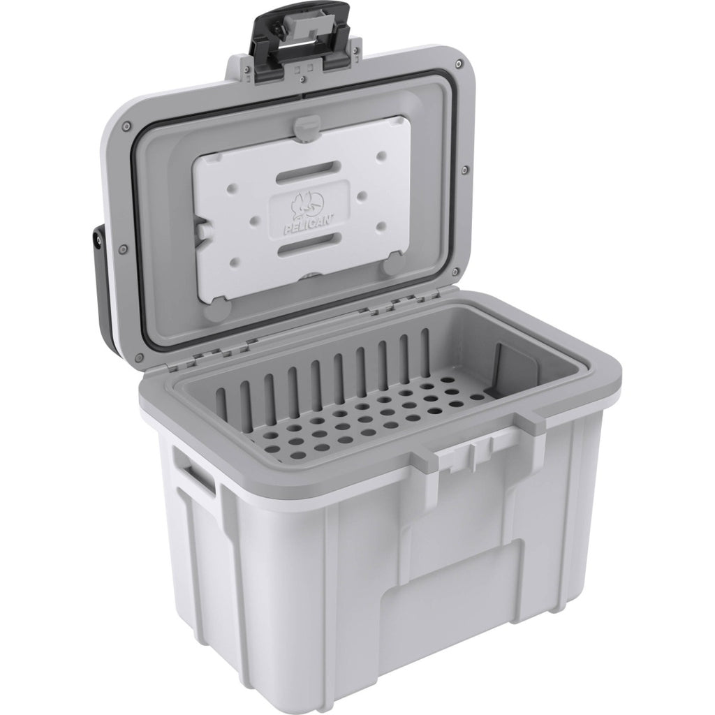 Pelican 8QT Personal Cooler - White - Gray