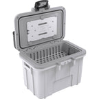 Pelican 8QT Personal Cooler - White - Gray