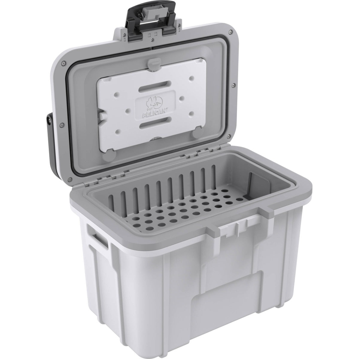 Pelican 8QT Personal Cooler - White - Gray