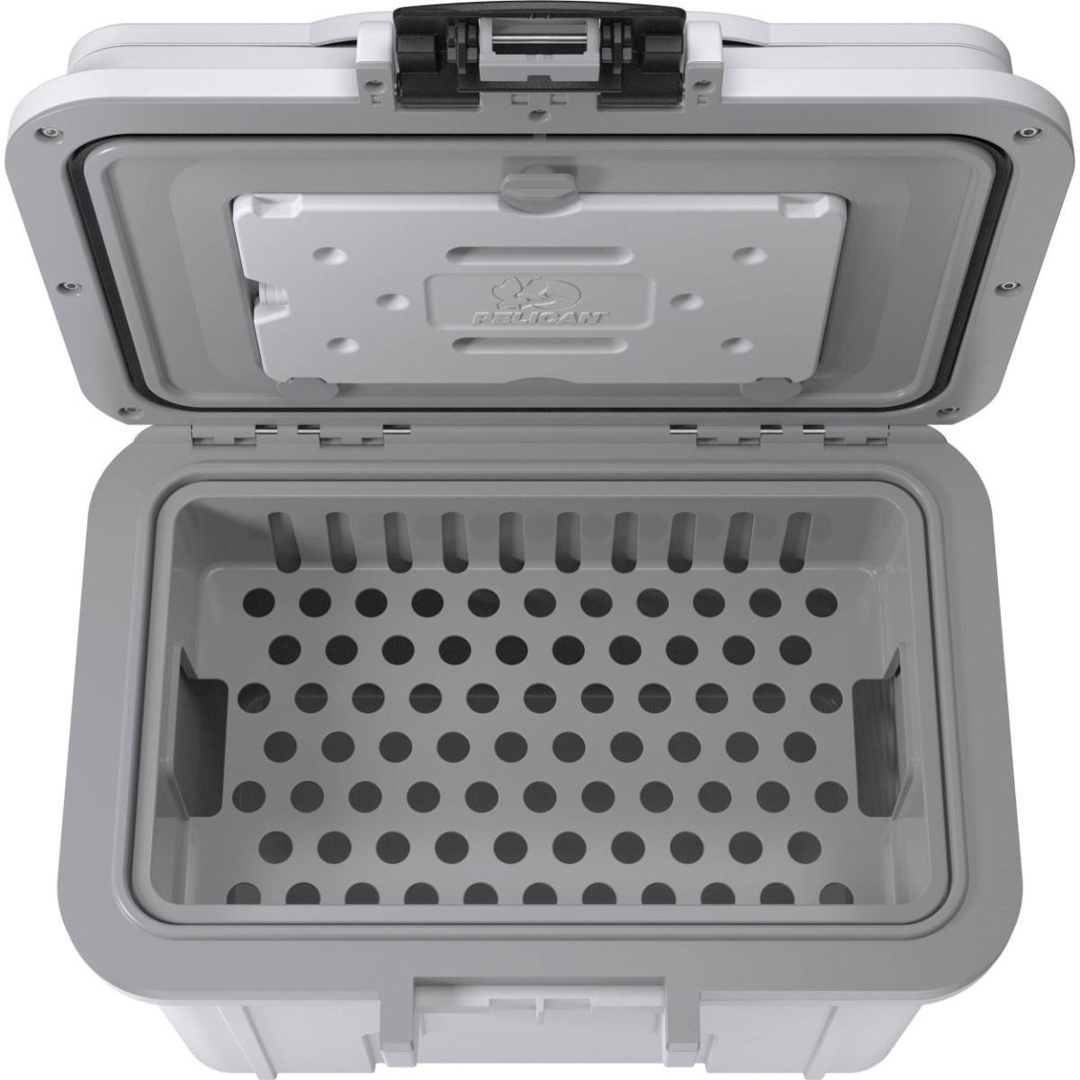 Pelican 8QT Personal Cooler - White - Gray