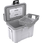 Pelican 8QT Personal Cooler - White - Gray