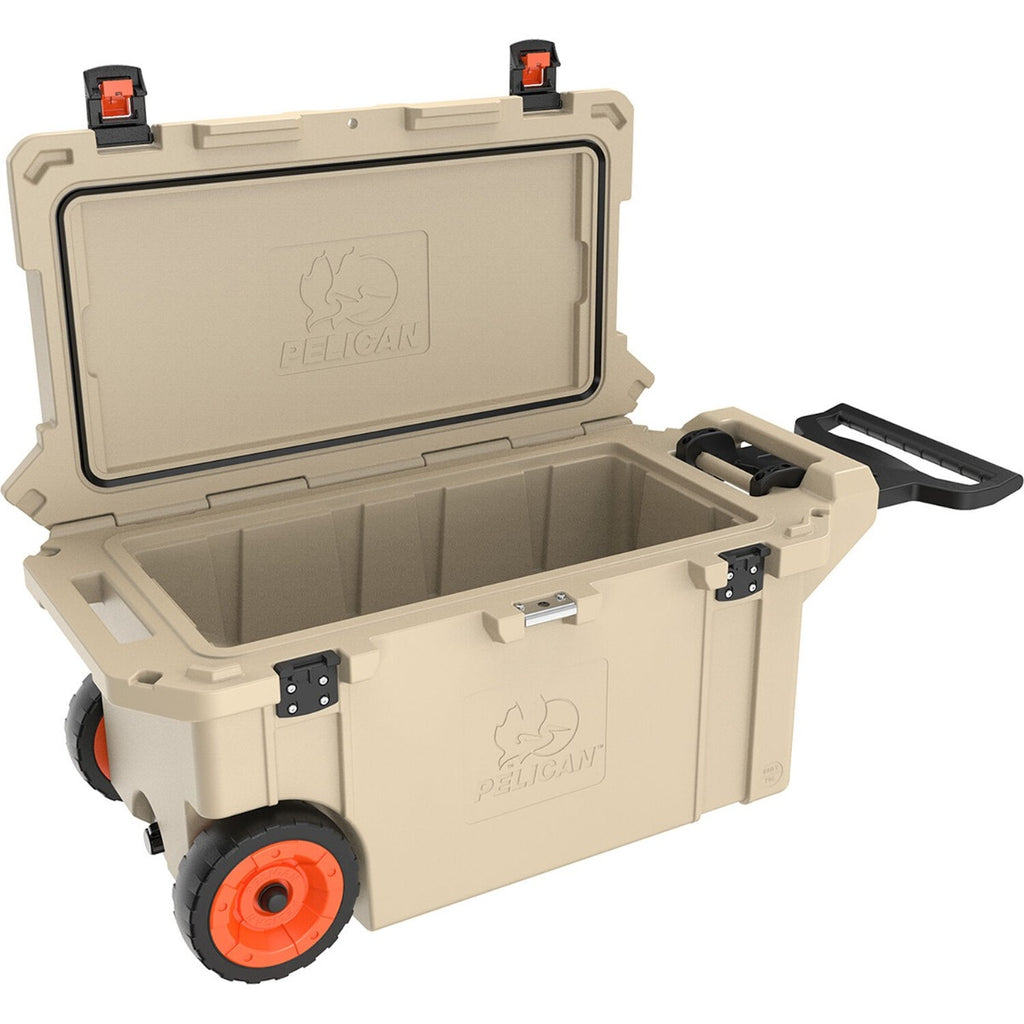 Pelican 80QW Elite Wheeled Cooler - Tan 