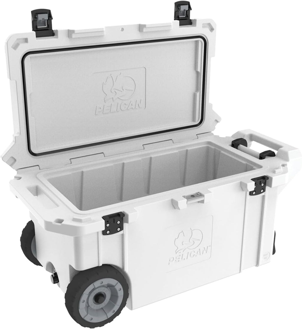 Pelican 80QW Elite Wheeled Cooler - White