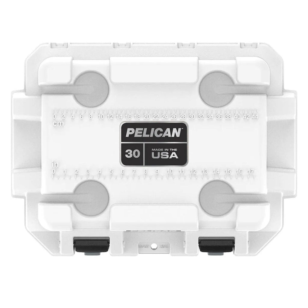 Pelican 30QT Elite Cooler - White - Gray
