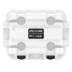 Pelican 30QT Elite Cooler - White - Gray