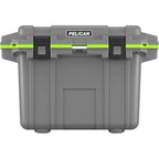 Pelican 50QT Elite Cooler - Dark Gray - Green