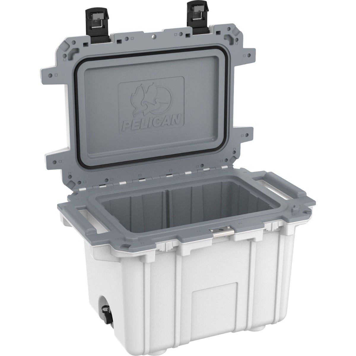 Pelican 50QT Elite Cooler - White - Gray 