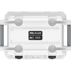 Pelican 50QT Elite Cooler - White - Gray 