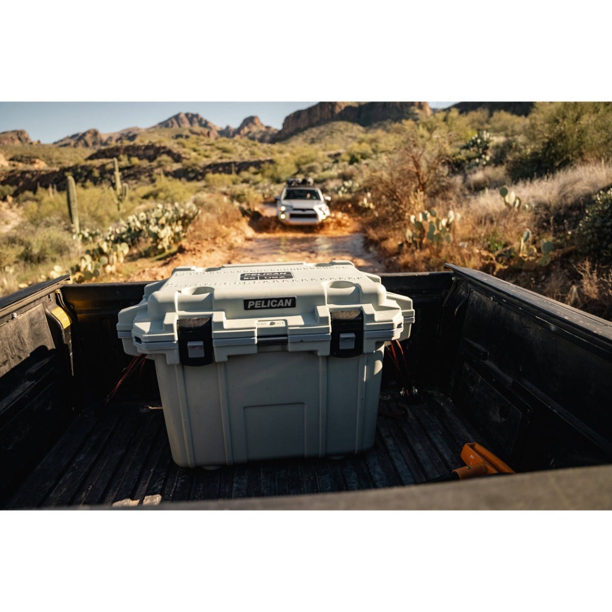 Pelican 50QT Elite Cooler - White - Gray 