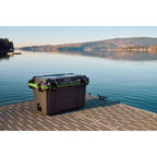 Pelican 70QT Elite Cooler - Dark Gray - Green