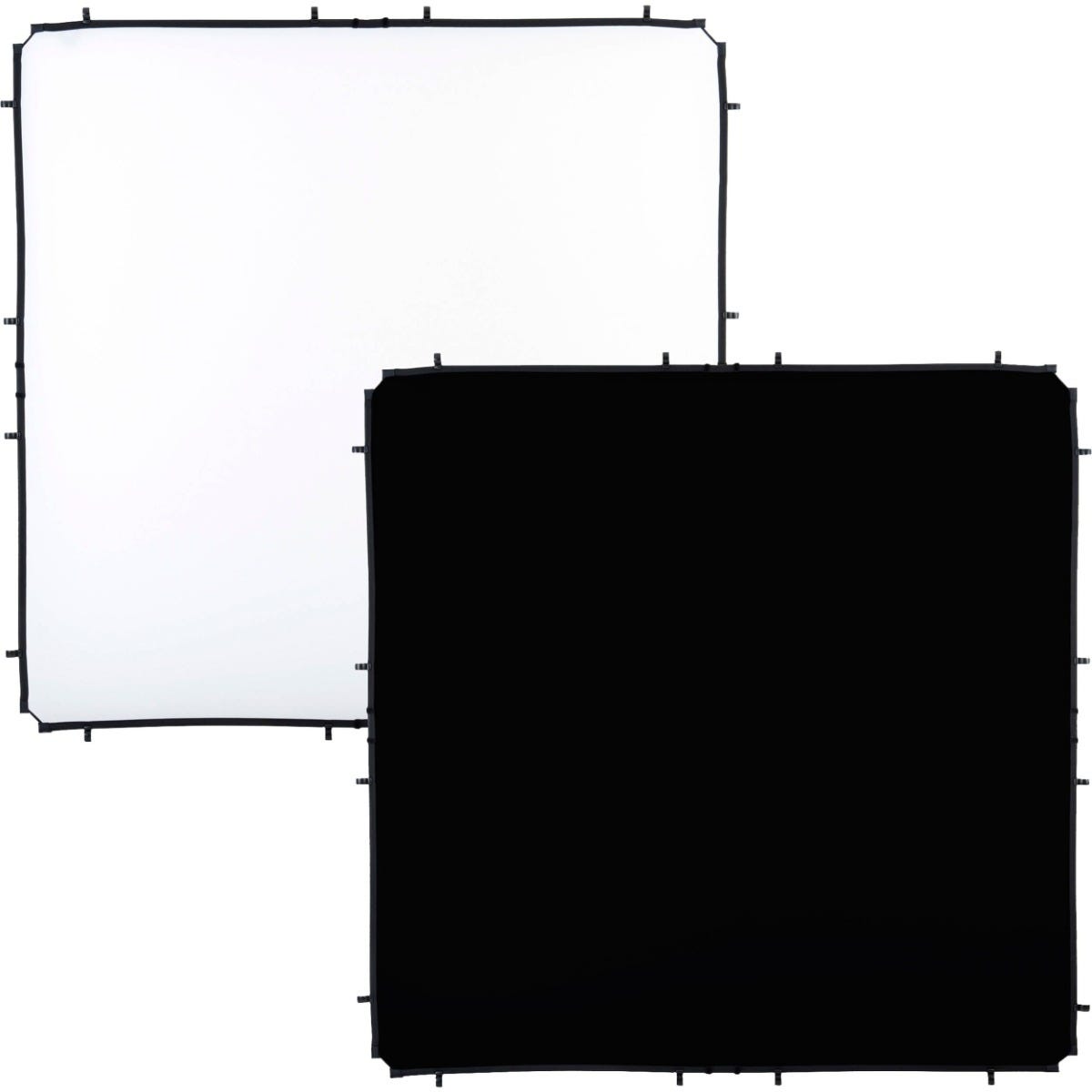 Manfrotto Skylite Rapid Large Reflector Fabric - Black/White 2x2m