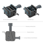 SmallRig V-Mount Battery Mount Plate Kit for Arca-Swiss Plate / NATO Rail 5690