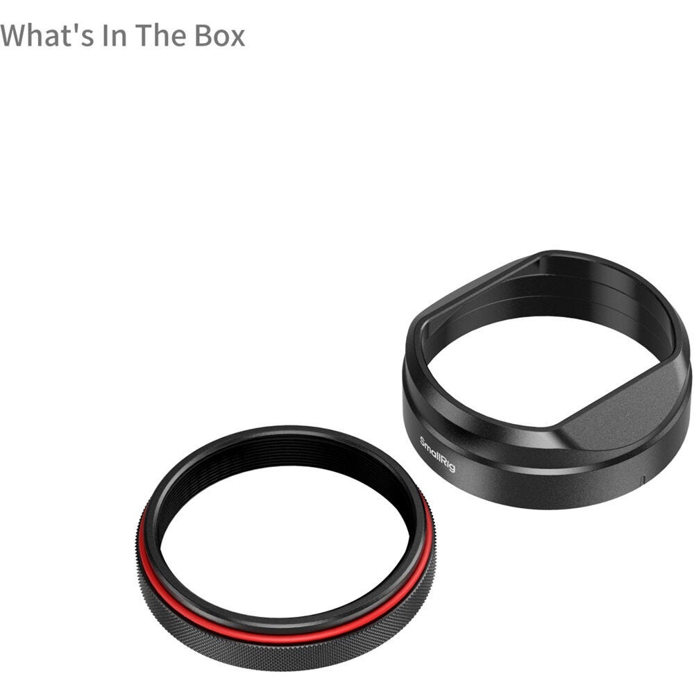 SmallRig Lens Hood for FUJIFILM X100VI / X100V (Black) 5848