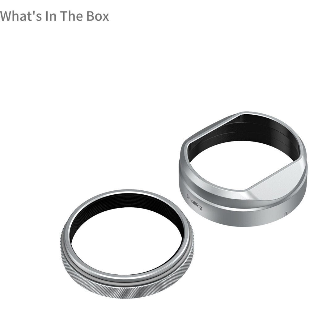 SmallRig Lens Hood for FUJIFILM X100VI / X100V (Silver) 5849