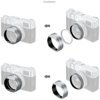 SmallRig Lens Hood for FUJIFILM X100VI / X100V (Silver) 5849