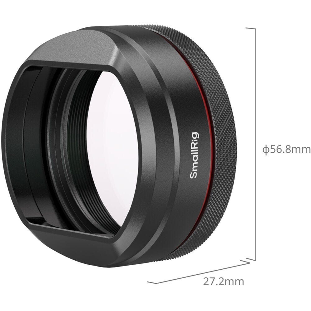 SmallRig UV Filter with Lens Hood Kit for FUJIFILM X100VI / X100V (Black) 5850