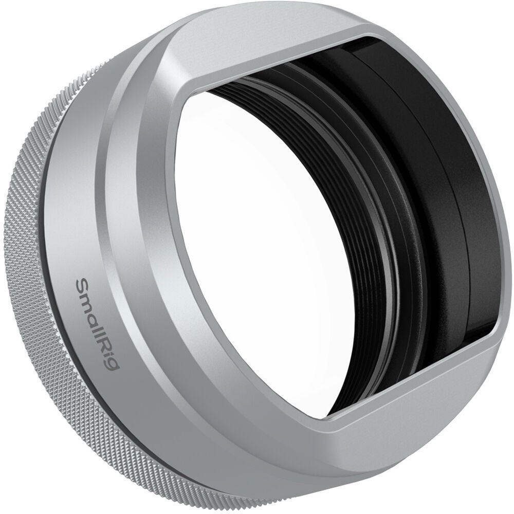 SmallRig UV Filter with Lens Hood Kit for FUJIFILM X100VI / X100V (Silver) 5851