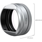 SmallRig UV Filter with Lens Hood Kit for FUJIFILM X100VI / X100V (Silver) 5851