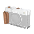 SmallRig L-Shaped Mount Plate with Wooden Handle for FUJIFILM X-E5 (Rosewood, Silver) 5984