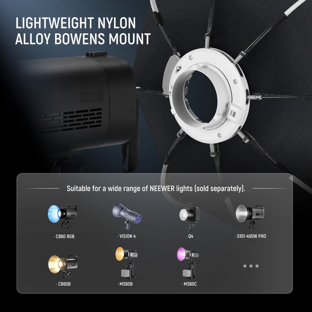 NEEWER NS92P 90cm Quick Release Octagonal Bowens Mount Softbox