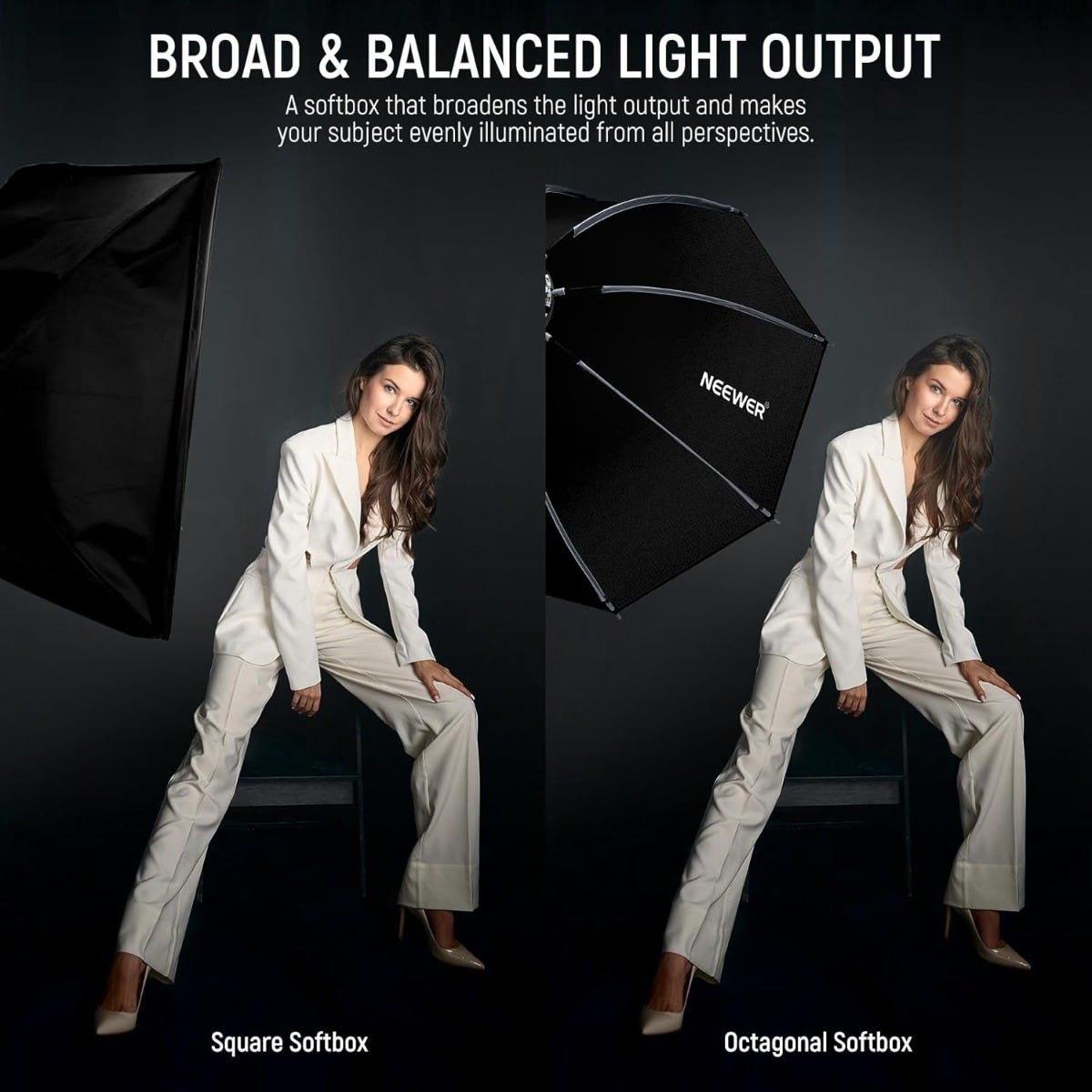 NEEWER NS27P 70cm Quick Release Octagonal Bowens Mount Softbox