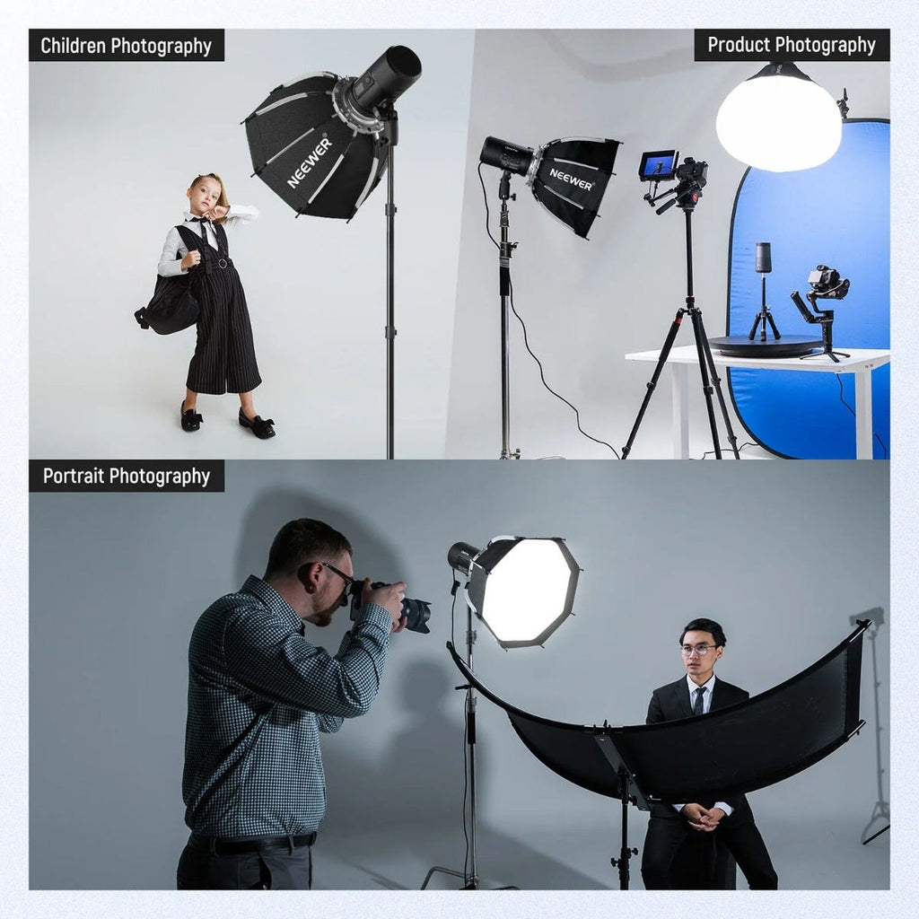 NEEWER NS21P 45cm Quick Release Octagonal Bowens Mount Softbox