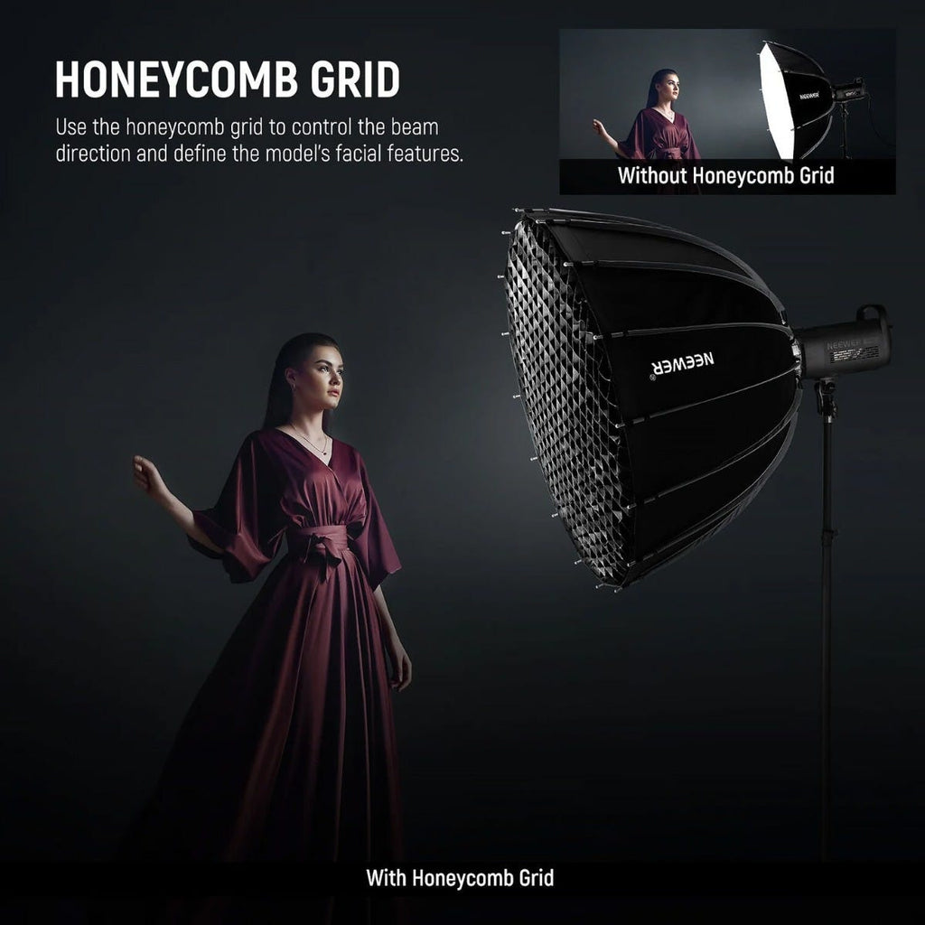 NEEWER NS120P 120cm Quick Release Parabolic Bowens Mount Softbox