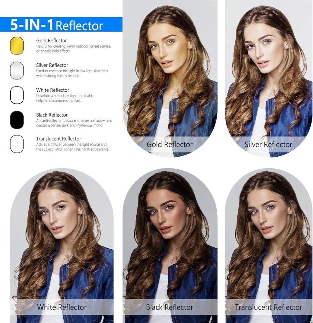 NEEWER 100x150cm 5-in-1 Reflectors