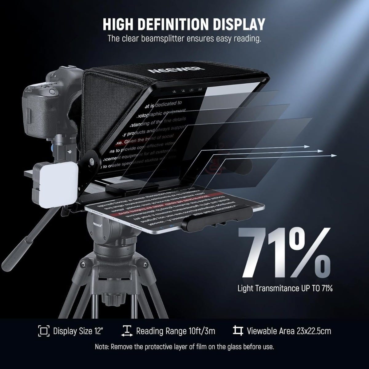 NEEWER X12 II 12" Teleprompter