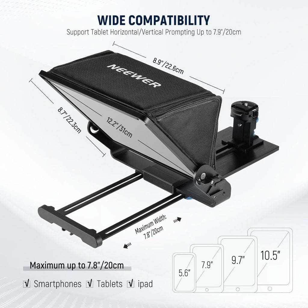 NEEWER X12 II 12" Teleprompter