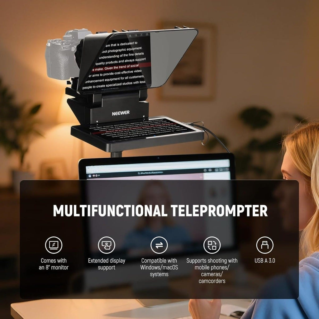 NEEWER X11 2-in-1 11" Teleprompter
