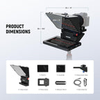 NEEWER X11 2-in-1 11" Teleprompter