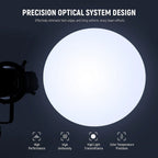 NEEWER LS-38 Spotlight Snoot with 40 Degree Lens for Bowens Mount 