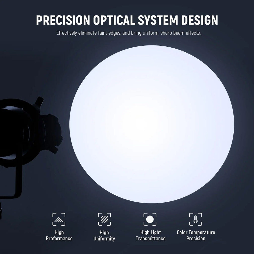 NEEWER LS-39 Spotlight Snoot with 20 Degree Lens for Bowens Mount