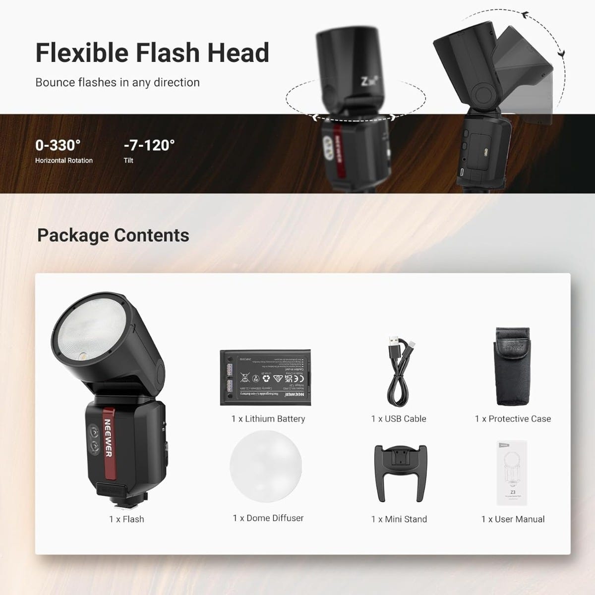 NEEWER Z3R-S TTL Speedlite Flash for Sony