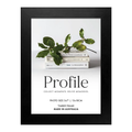 Profile - Elegant 5x7" Photo Frame - Black